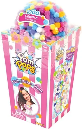 Pom Pops Toy Surprise and Pom Pom Craft Set - 2