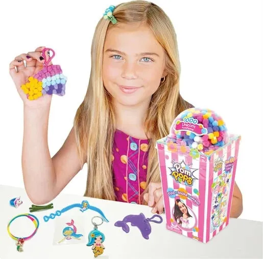 Pom Pops Toy Surprise and Pom Pom Craft Set - 6