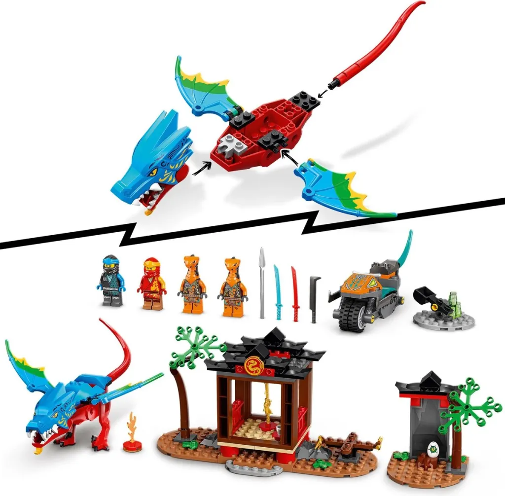 LEGO NINJAGO Ninja Dragon Temple 71759 - 2