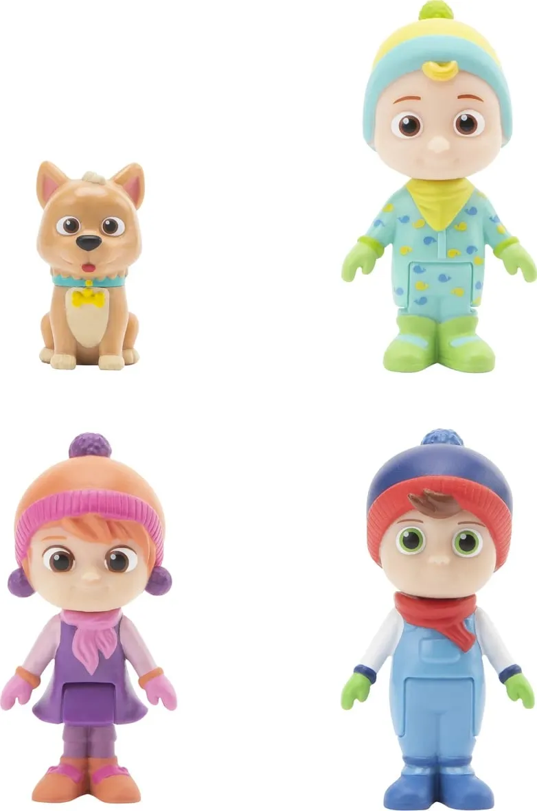 CoComelon Deluxe Winter 4 Figure Pack - 1