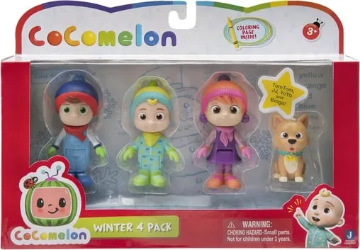 CoComelon Deluxe Winter 4 Figure Pack - 2