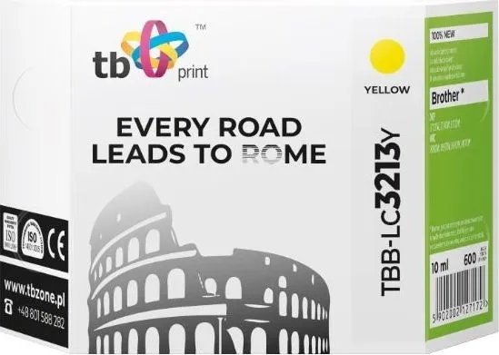 Toner TB Print LC3213Y për Brother DCP-J722DW, i verdhë - 1