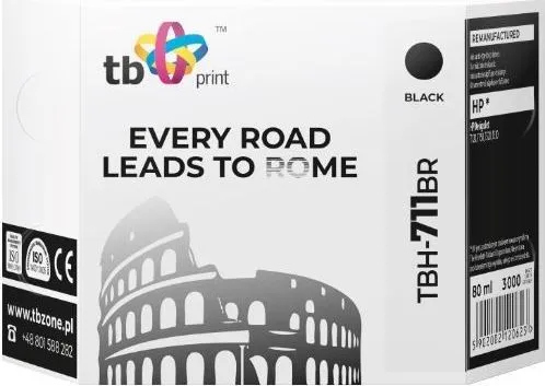 Ngjyrë për printer TB Print për HP DesignJet T530 TBH, e zezë - 1