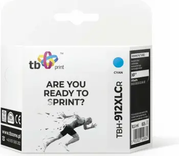 Kasetë boje TB Print, kompatibile me HP OfficeJet Pro 8025 912XL, cian, e rinovuar