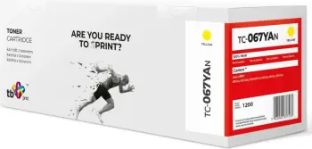 Toner printeri TC-067YAN YE për Canon MF650, zëvendësues CRG067, i zi