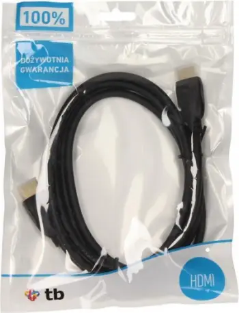 Kabllo HDMI TB Print AKTBXVH1P14G10B, 1m, HDMI 1.4, e zezë