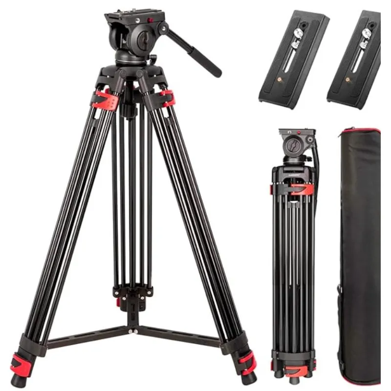 Video Tripod with Fluid Head 185cm - 2