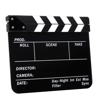 ClapperBoard 25x30cm (Black)