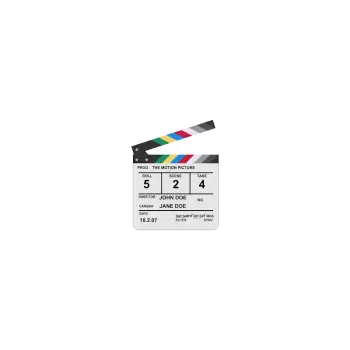 ClapperBoard 25x30cm (White)