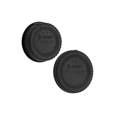 Sensei Body Cap and Rear Lens Cap Kit for Nikon F-Mount - 1