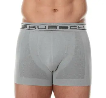 Brekë për meshkuj Brubeck Comfort Cotton, L, të hirta
