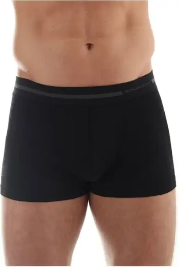 Bokserica për meshkuj Brubeck Comfort Wool (BX10430), S, të zeza