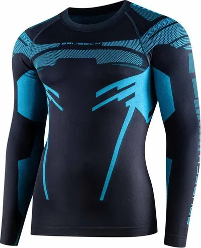 Bluza termoaktive Brubeck LS15700, për meshkuj, M, gri e kaltër - 1
