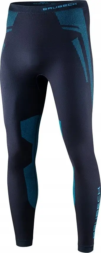 Pantallona termike Brubeck LE13270 DRY për burra, madhësia XXL, grafit blu