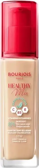 Krem pudër Bourjois Healthy Mix, 51W Light Vanilla, 30ml