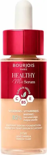 Fondatinë-Serum Bourjois Healthy Mix Serum Hydrating-Illuminating 51W Light Vanilla 30ml