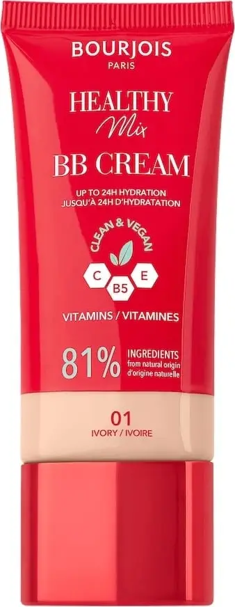 Fondatinë BB Cream për femra Bourjois Healthy Mix 01 Ivory, 30ml