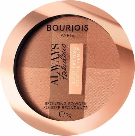 Bronzer Bourjois Paris Always Fabulous 012 Dark, pudër e shtypur, për lëkurë të errët - 1