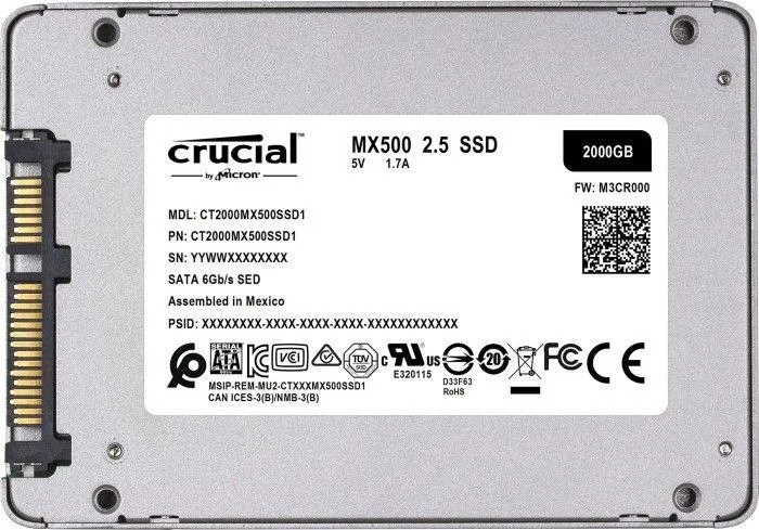Disk SSD Crucial MX500, 4TB, 2.5" SATA III - 4