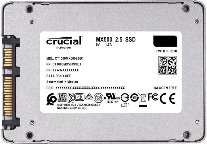Hard disk Crucial MX500, 2.5" - 4TB - 2