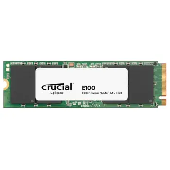 SSD i brendshëm Crucial E100 1TB, NVMe M.2 2280, PCIe, i zi