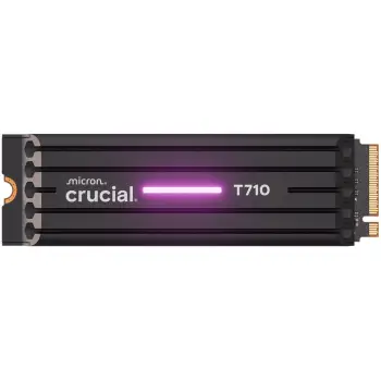 SSD Crucial T710, 4TB, NVMe PCIe 5.0 M.2, me heatsink