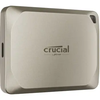 SSD i jashtëm Crucial X9 Pro 4TB, USB Type-C, për Mac, bezhë