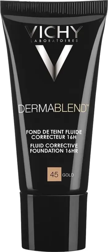 Krem pudër Vichy SPF 35 Dermablend, Gold 45, 30 ml
