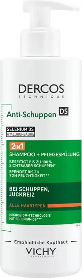 Shampon dhe balsam 2-në-1 Vichy Dercos Anti-Dandruff unisex 390ml