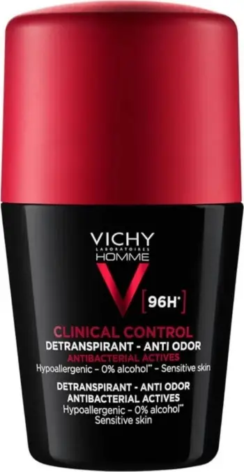 Antiperspirant roll-on për meshkuj Vichy Clinical Control 96H, 50ml