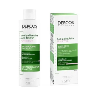 Shampon Vichy Dercos Anti-Dandruff Sensitive Shampoo, 200ml - 1