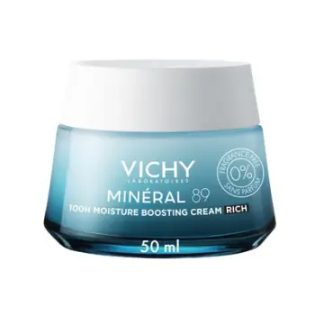 Krem hidratues për fytyrë Vichy Minéral 89 (100 H Moisture Boosting Cream), 50 ml