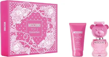 Set Eau de Toilette dhe balsam trupi Moschino Toy 2 Bubble Gum për femra, 30ml + 50ml