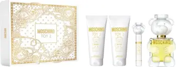 Set Eau de Parfum për femra Moschino Toy 2, 100ml + 10ml + 100ml + 100ml