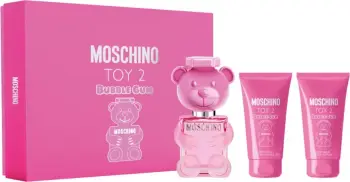 Set për femra Moschino Toy 2 Bubble Gum Eau de Toilette, 50 ml + Xhel për dush, 50 ml + Losion për trup, 50 ml