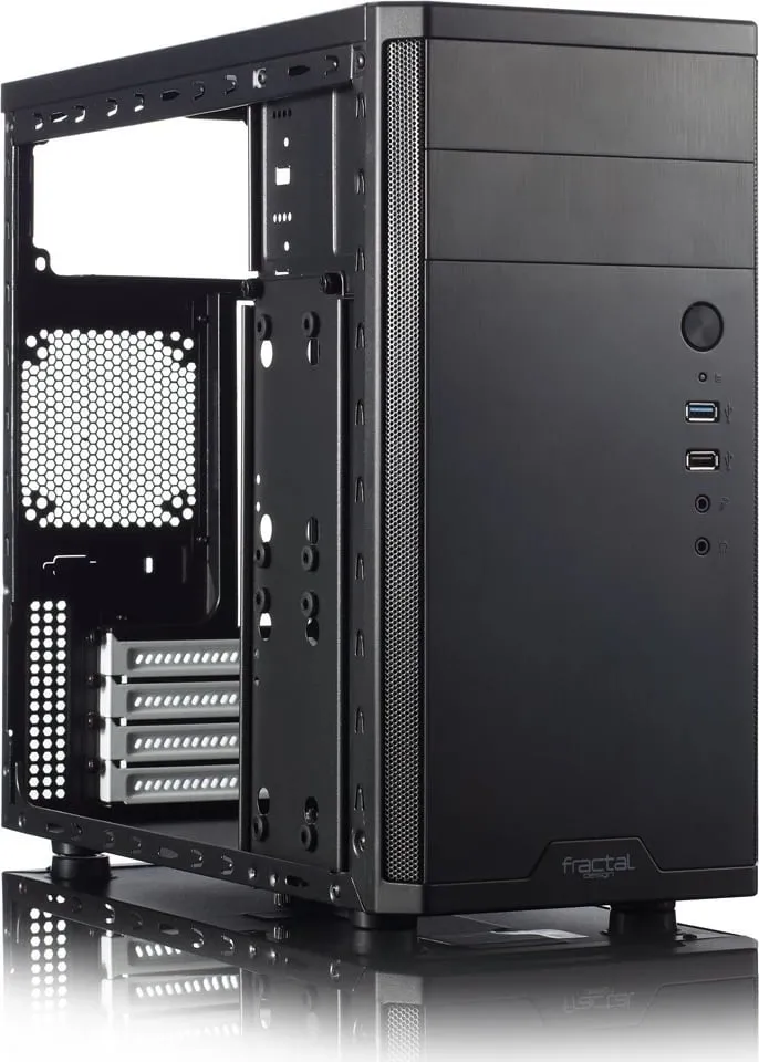 Kasë Fractal Design Core 1100, e zezë - 11