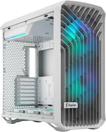 Kasë kompjuteri Fractal Design Torrent White RGB TG Clear Tint