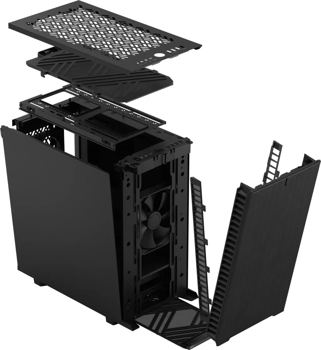 Kasë për PC Fractal Design Define 7, e zezë - 19