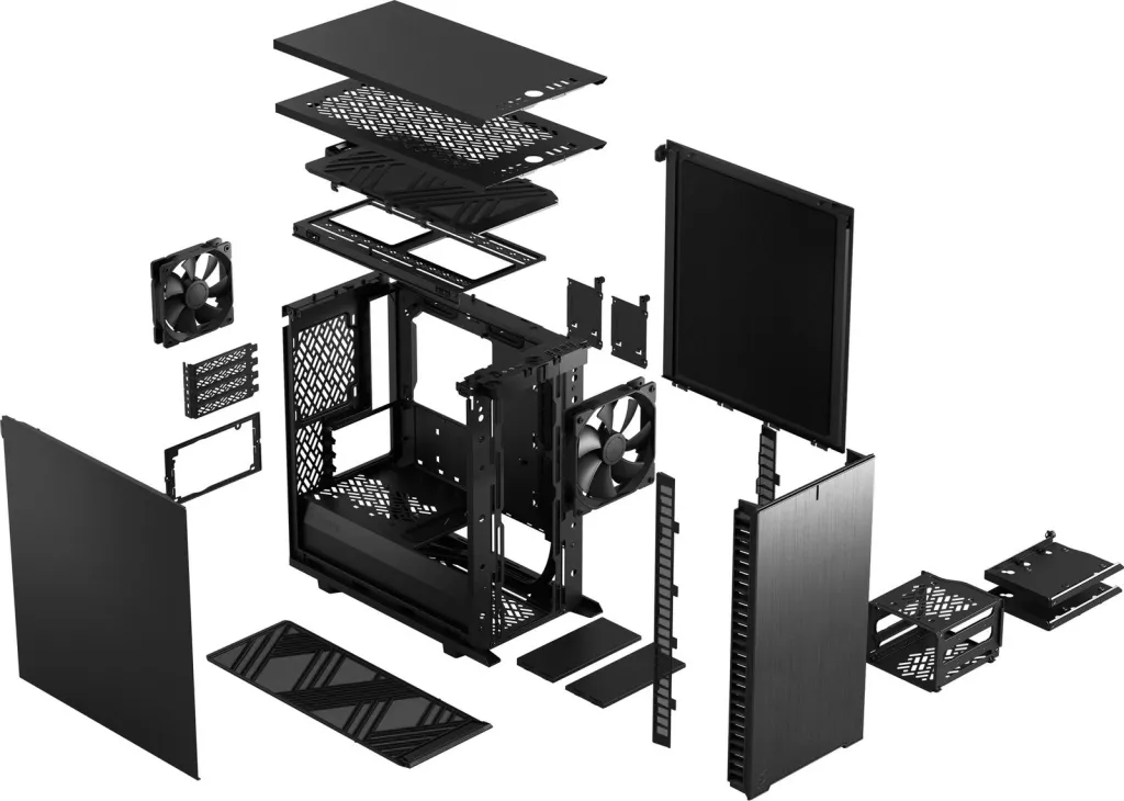 Kasë për PC Fractal Design Define 7, e zezë - 20