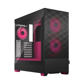 Kasë për PC Fractal Design Pop Air RGB Magenta Core TG, e zezë