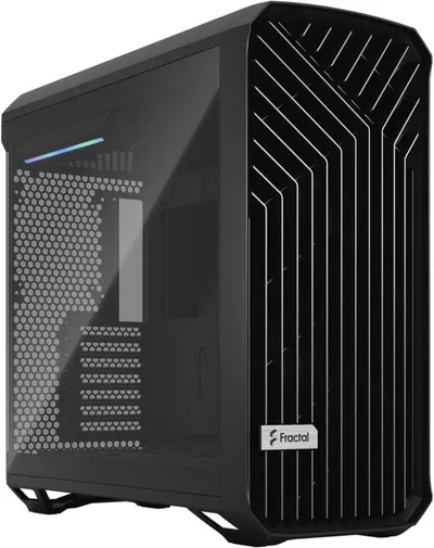 Kasë Fractal Design Torrent Black TG Light Tint, e zezë - 1