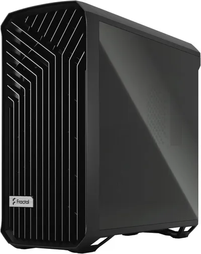 Kasë Fractal Design Torrent Black TG Light Tint, e zezë - 2
