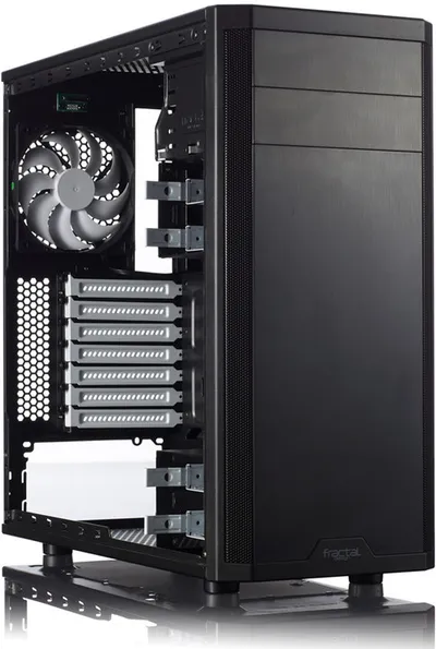 Kasë për PC Fractal Design Core 2500, e zezë - 2