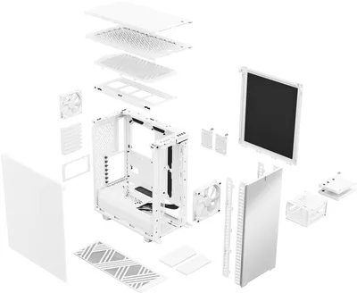 Kasë Fractal Design Define 7 Compact, e bardhë - 5