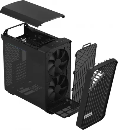 Kasë për PC Fractal Design Torrent Compact, e zezë - 21