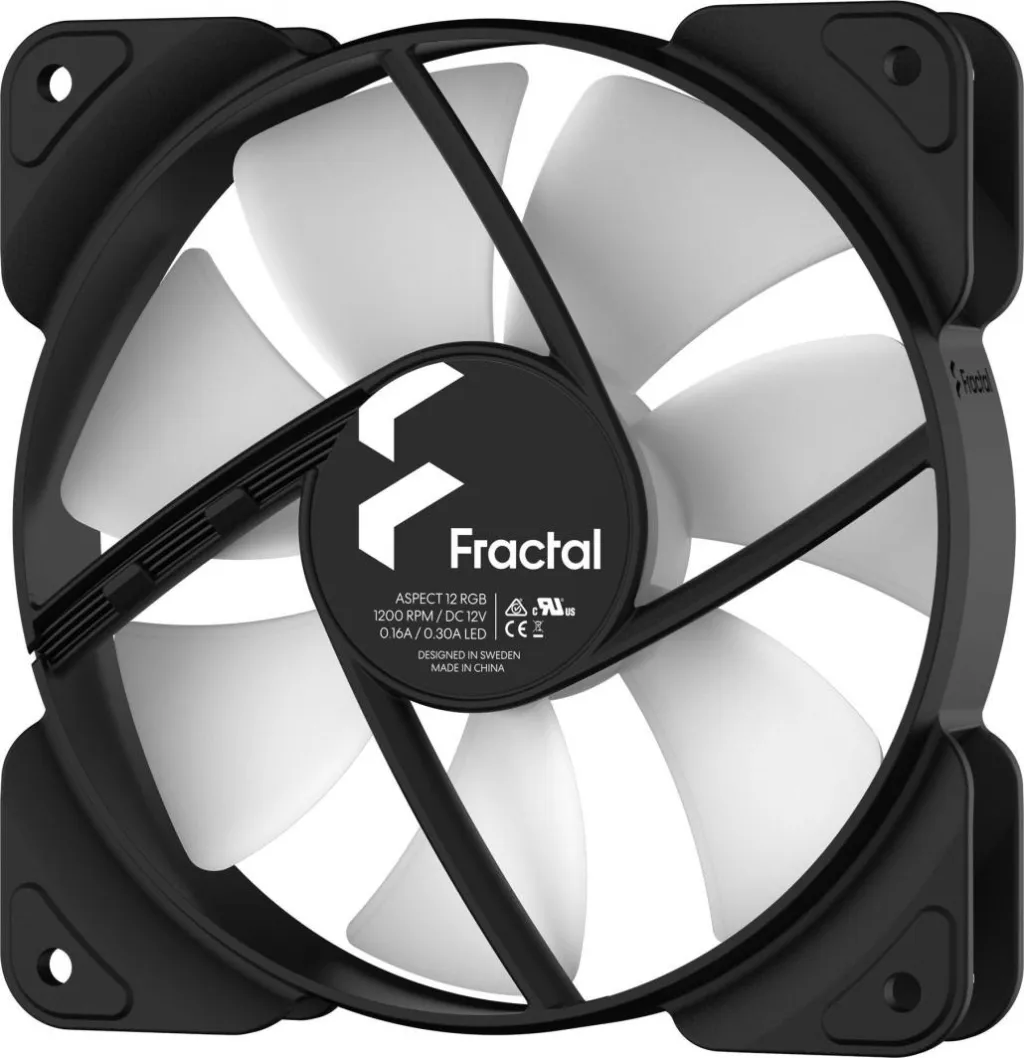 Ftohës Fractal Design Aspect PWM, 120 mm, i zi - 4