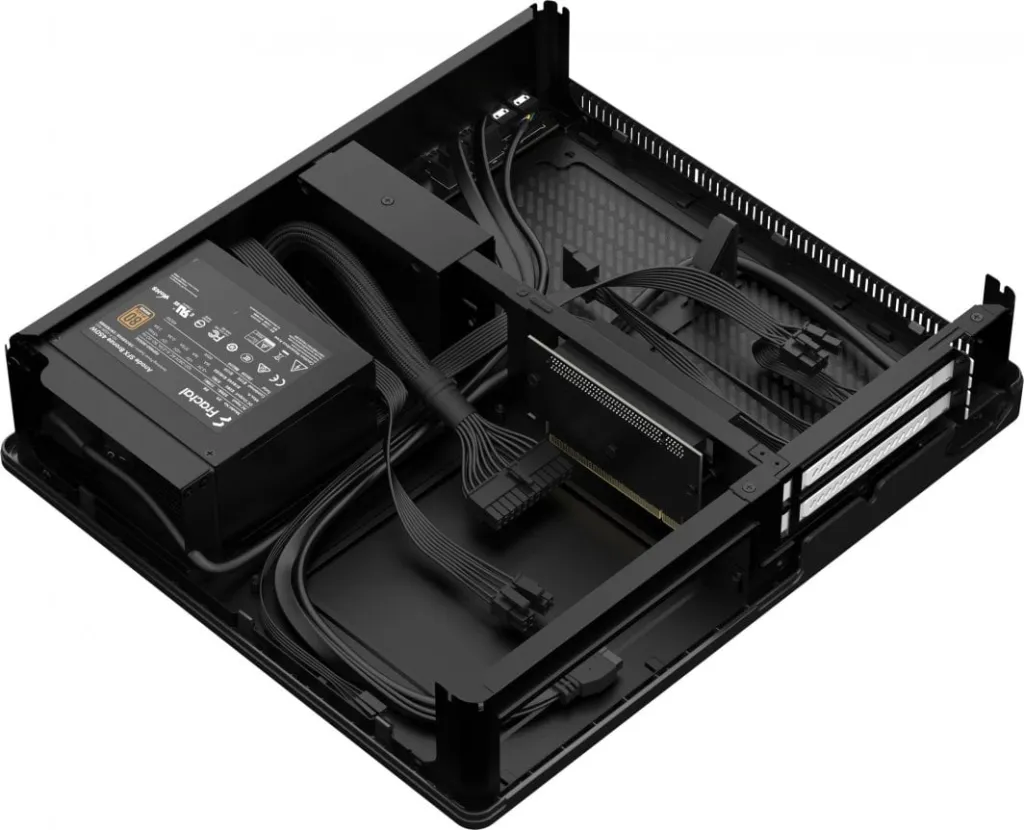 Kasë Fractal Design Node 202 Anode SFX 450W, Desktop - 12