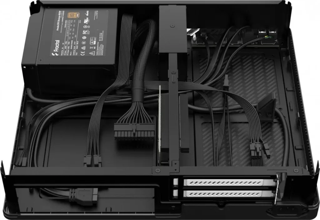 Kasë Fractal Design Node 202 Anode SFX 450W, Desktop - 14