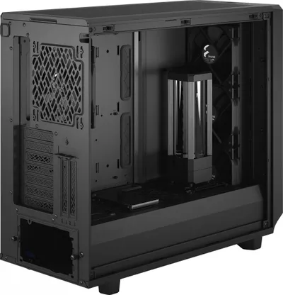 Kasë Fractal Design Meshify 2 Compact TG Dark Tint, e zezë, Midi Tower - 14