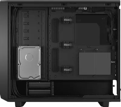 Kasë Fractal Design Meshify 2 Compact TG Dark Tint, e zezë, Midi Tower - 20